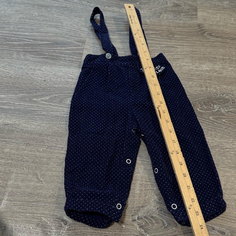 Vintage Toy Land Navy Corduroy Suspender Pants – 18M - Picture 7 of 7